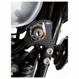Motone Ignition Switch Relocation Bracket - BLACK Custom CNC Triumph Bonneville