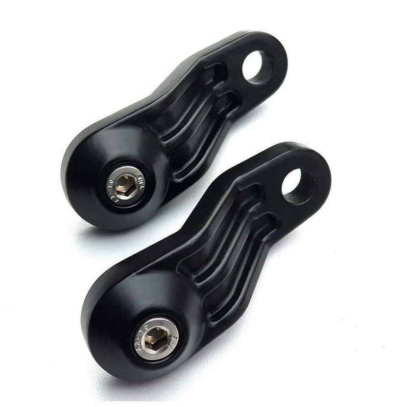 MOTONE TRILINE INDICATOR SIGNAL BRACKETS SHOCK MOUNT - BLACK TRIUMPH UNIVERSAL