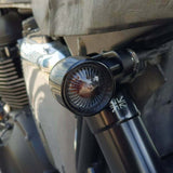 MOTONE TRILINE INDICATOR SIGNAL BRACKETS SHOCK MOUNT - BLACK TRIUMPH UNIVERSAL
