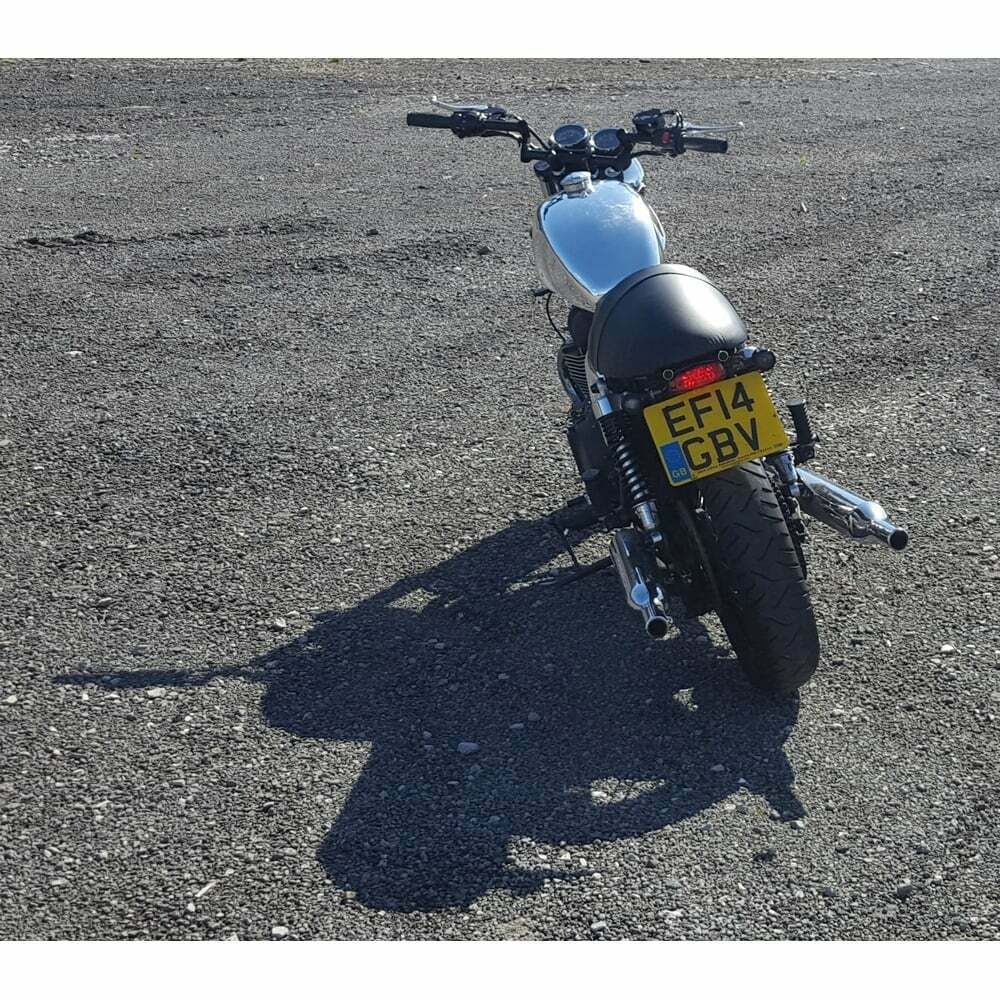 Motone Custom Petrol Tank Triumph EFI Twin Polished Alu Bonneville T100 Thruxton