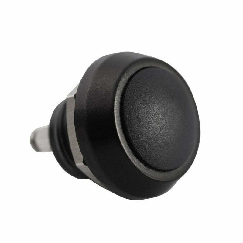 MOTONE CUSTOM BILLET MICRO SWITCH BUTTON - MOMENTARY M12 - BLACK - HORN STARTER