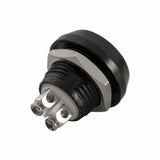 MOTONE CUSTOM BILLET MICRO SWITCH BUTTON - MOMENTARY M12 - BLACK - HORN STARTER