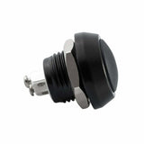 MOTONE CUSTOM BILLET MICRO SWITCH BUTTON - MOMENTARY M12 - BLACK - HORN STARTER