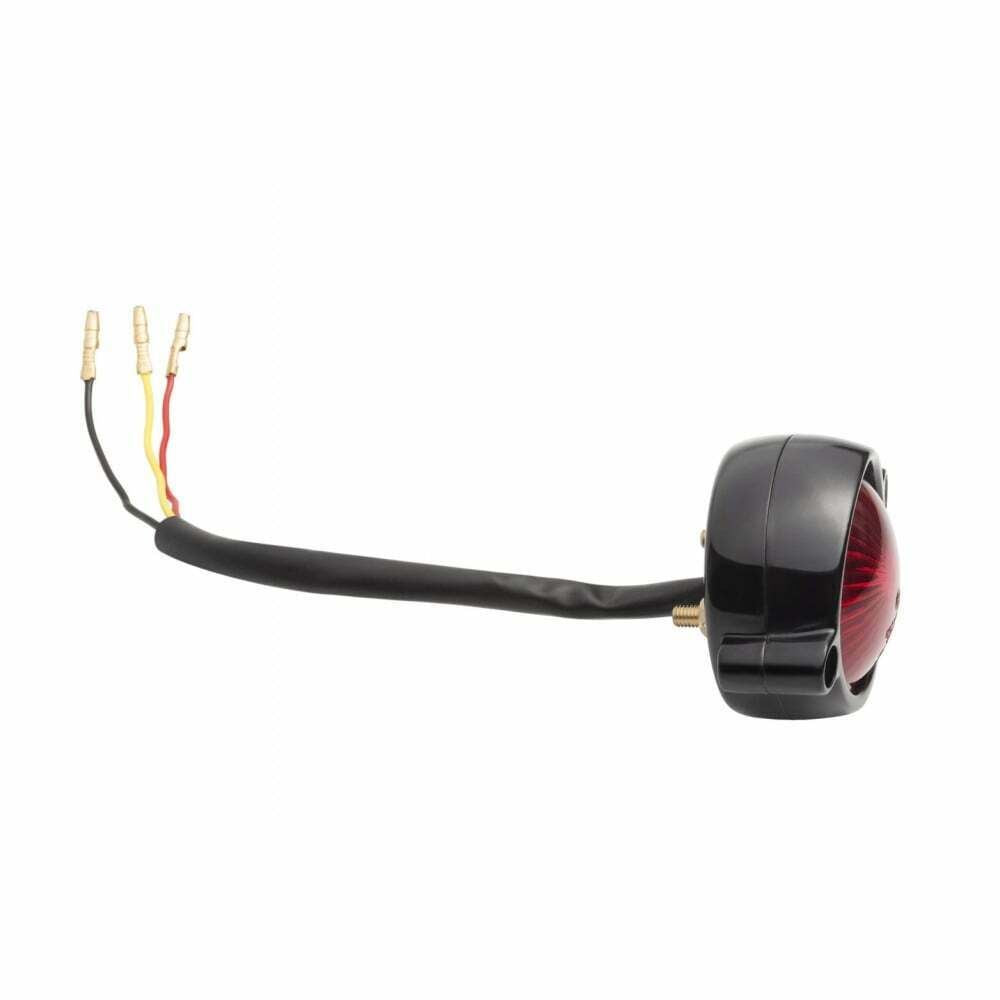 Motone Eldorado Tail Light LED Black - Cafe Racer, Hot Rod, Bobber, Custom Bike