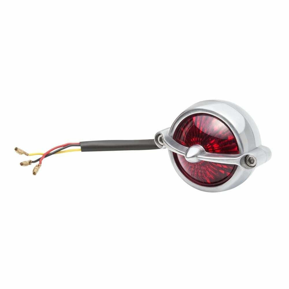 Motone Bel Air Tail Light - LED - Polished Custom Cafe Racer, Hot Rod, Bobber