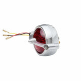 Motone Bel Air Tail Light - LED - Polished Custom Cafe Racer, Hot Rod, Bobber