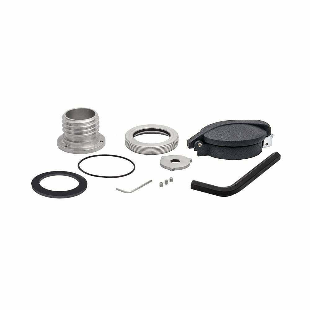 Motone Monza Fuel Petrol Cap Kit Black for Triumph and Harley Davidson
