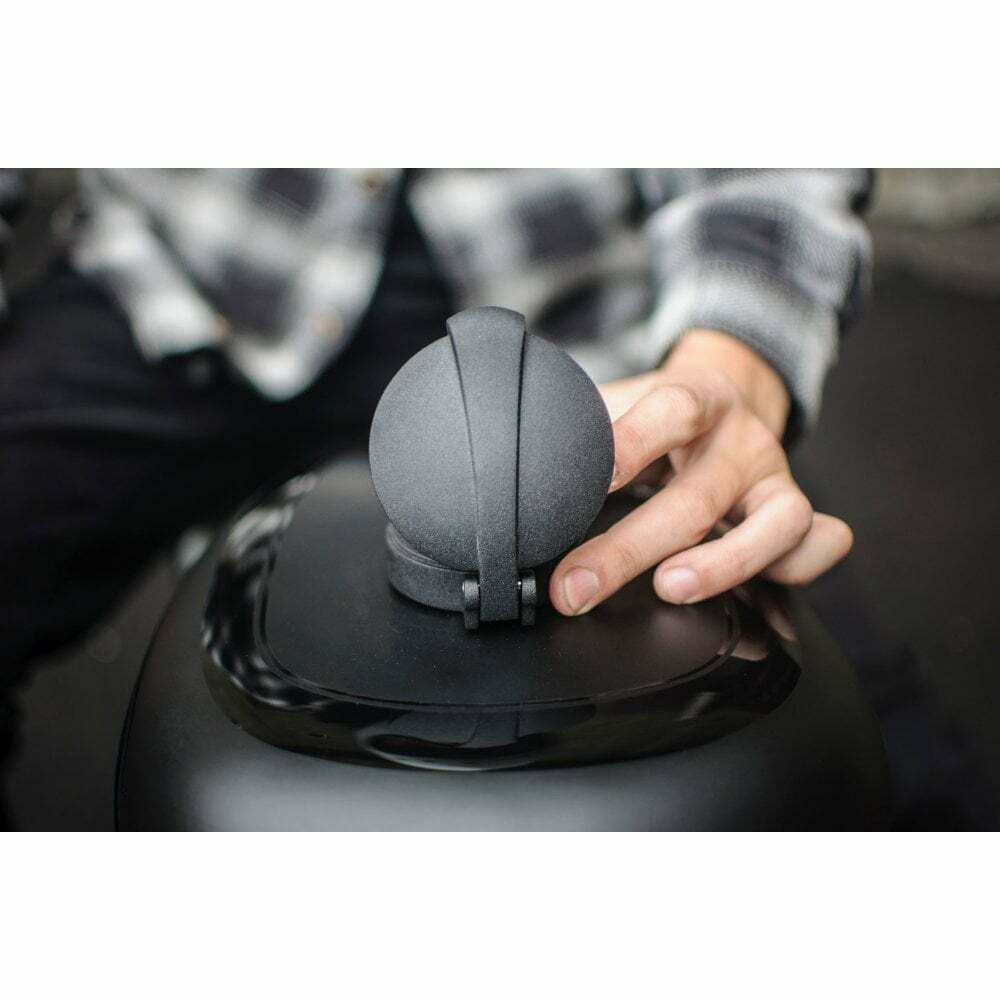 Motone Monza Fuel Petrol Cap Kit Black for Triumph and Harley Davidson