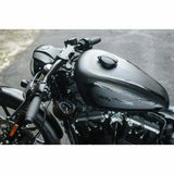 Motone Monza Fuel Petrol Cap Kit Black for Triumph and Harley Davidson