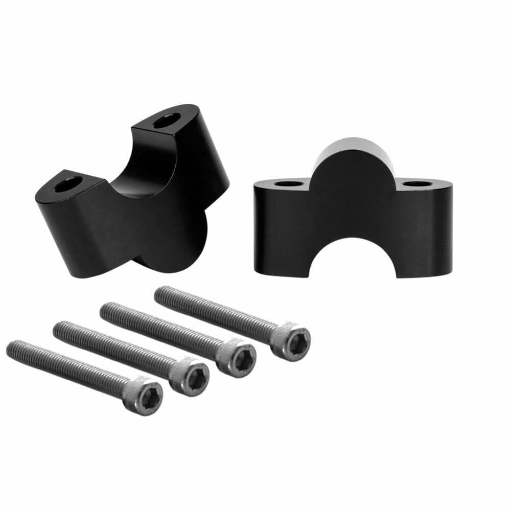 MOTONE TRIUMPH BONNEVILLE HANDLEBAR RISER INSERTS 1" RISE - FOR 1" BARS - BLACK
