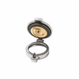 MOTONE MONZA FLIP UP GAS PETROL TANK CAP 2"/50MM - POLISHED - TRIUMPH HARLEY BMW