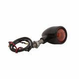 Motone Custom Billet Motorbike Indicator Turn Signals PAIR - Black