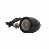 Motone Custom Billet Motorbike Indicator Turn Signals PAIR - Black