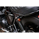 Motone Custom Billet Motorbike Indicator Turn Signals PAIR - Black