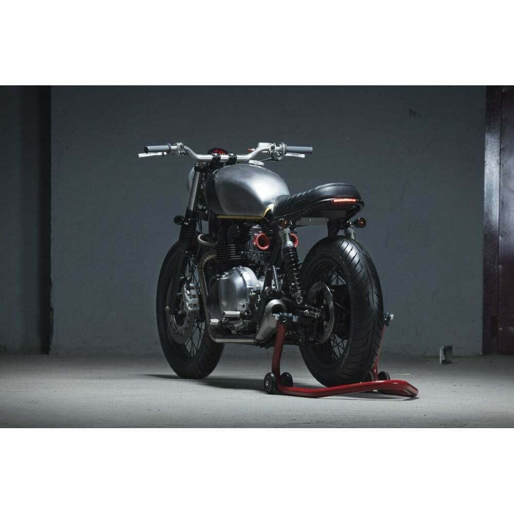 Motone Custom Billet Motorbike Indicator Turn Signals PAIR - Black