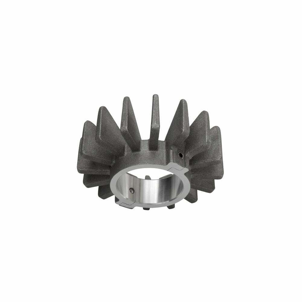 Motone Big Fin Exhaust Clamps Webco Style - Triumph Bonneville Carb