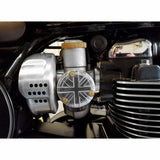 MOTONE TPS CARB THROTTLE BODY COVER X2 TRIUMPH BONNEVILLE THRUXTON BOBBER