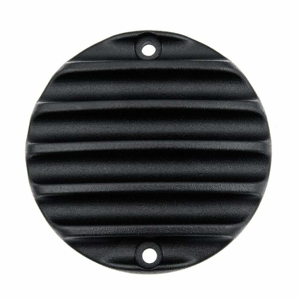 MOTONE CLUTCH ENGINE COVER RIBBED BLACK TRIUMPH BONNEVILLE BOBBER SPEED TWIN ETC