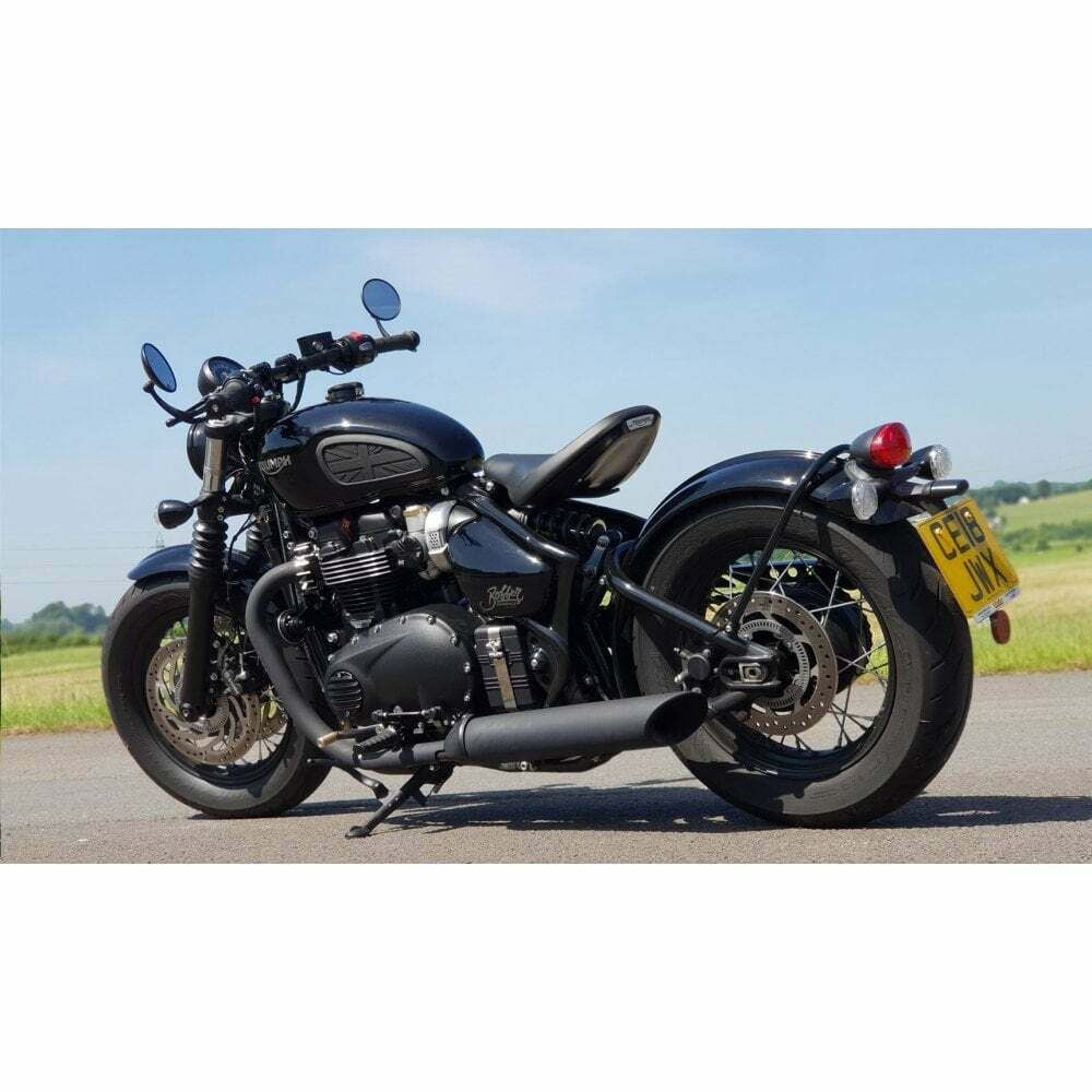 MOTONE CLUTCH ENGINE COVER RIBBED BLACK TRIUMPH BONNEVILLE BOBBER SPEED TWIN ETC
