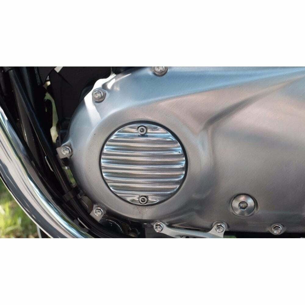 Motone Clutch Engine Cover Polished Triumph Bonneville Bobber Speed Twin etc