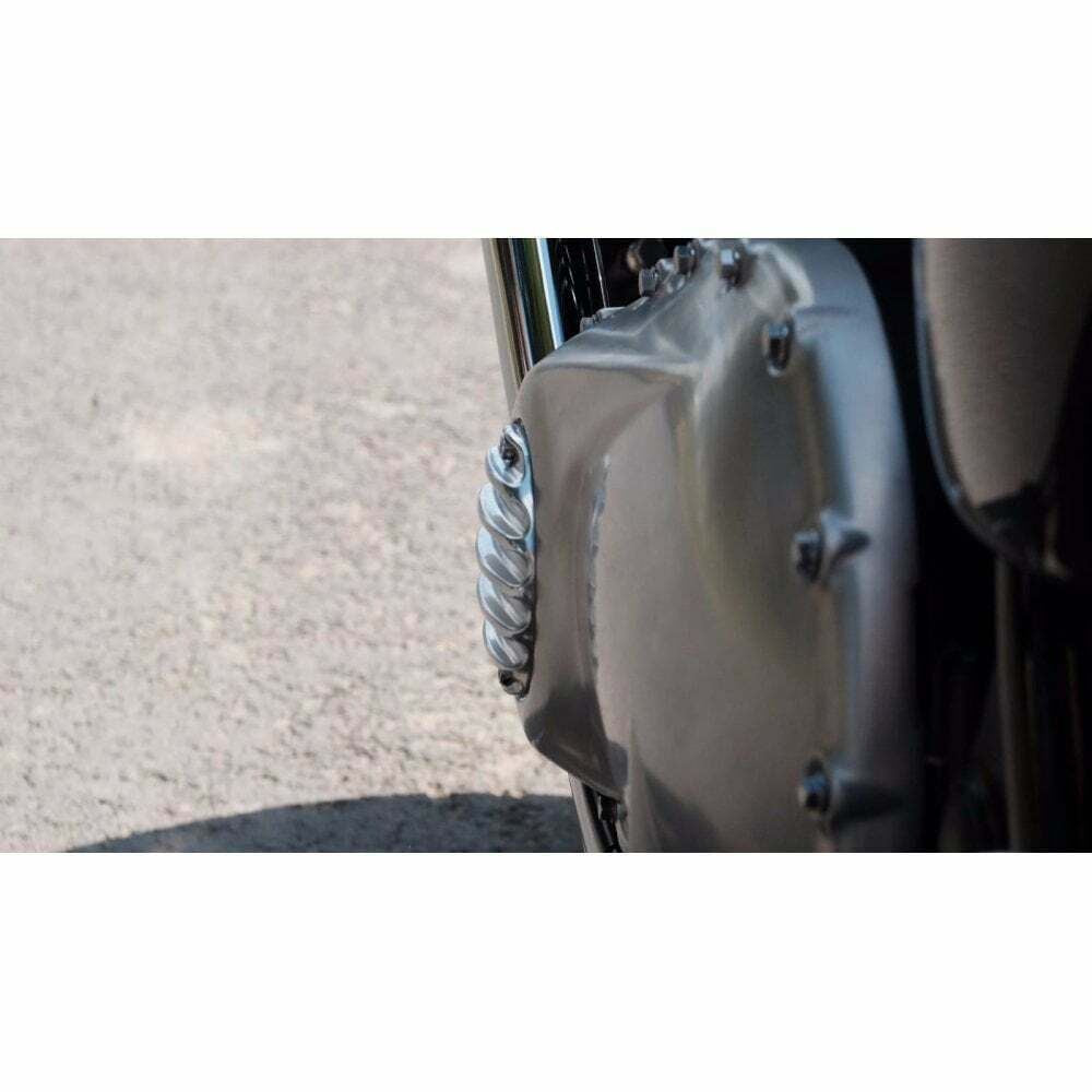 Motone Clutch Engine Cover Polished Triumph Bonneville Bobber Speed Twin etc