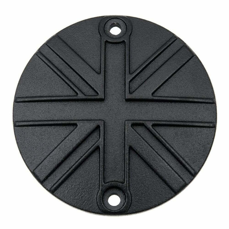 Motone Clutch Engine Cover Union Jack Black Triumph Bonneville Bobber Speed Twin