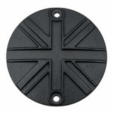 Motone Clutch Engine Cover Union Jack Black Triumph Bonneville Bobber Speed Twin