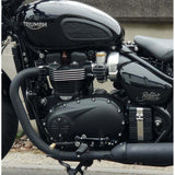 Motone Clutch Engine Cover Union Jack Black Triumph Bonneville Bobber Speed Twin