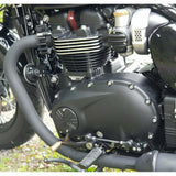 Motone Clutch Engine Cover Union Jack Black Triumph Bonneville Bobber Speed Twin