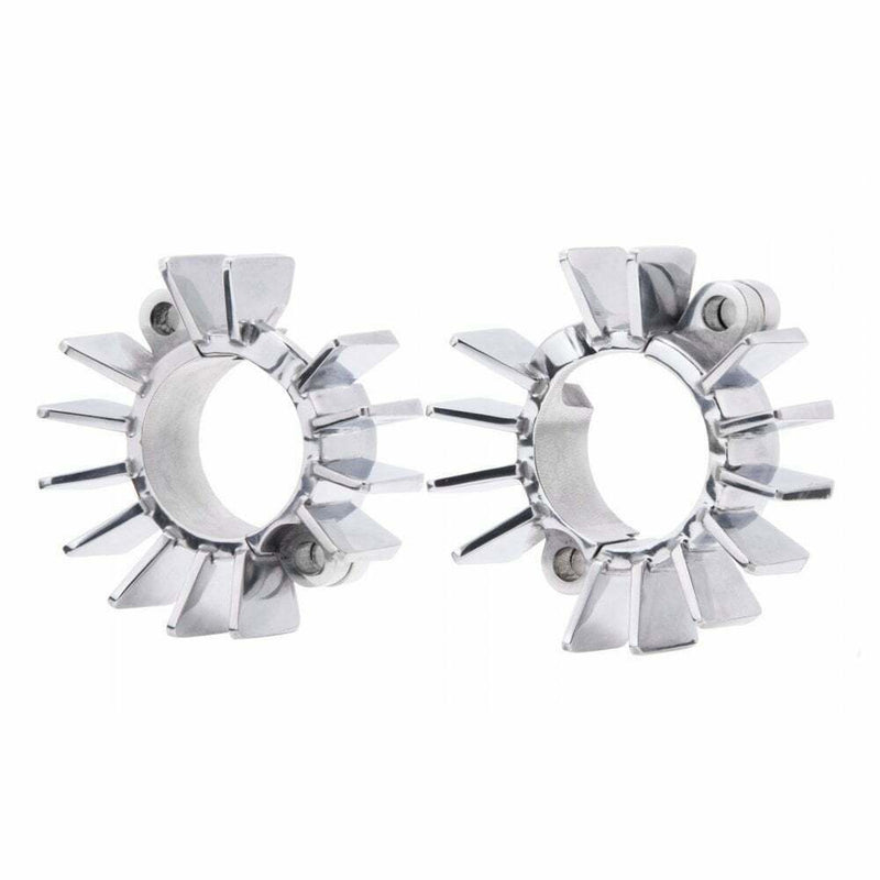 Motone Finned Exhaust Clamps TRIUMPH BONNEVILLE T100 T120 BOBBER STREET TWIN