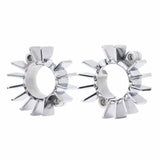 Motone Finned Exhaust Clamps TRIUMPH BONNEVILLE T100 T120 BOBBER STREET TWIN