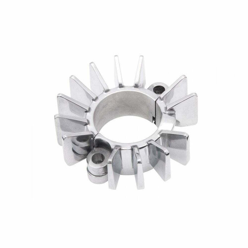 Motone Finned Exhaust Clamps TRIUMPH BONNEVILLE T100 T120 BOBBER STREET TWIN