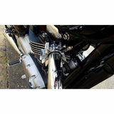 Motone Finned Exhaust Clamps TRIUMPH BONNEVILLE T100 T120 BOBBER STREET TWIN