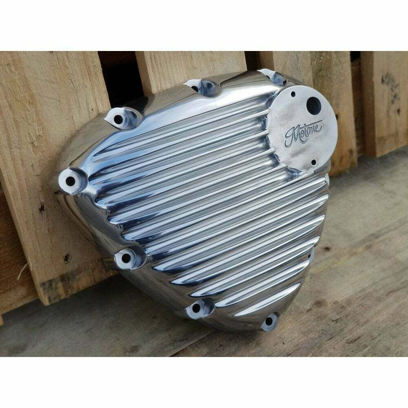 Motone Finned Timing Stator Cover Polished - Triumph Bonneville Twin Engines