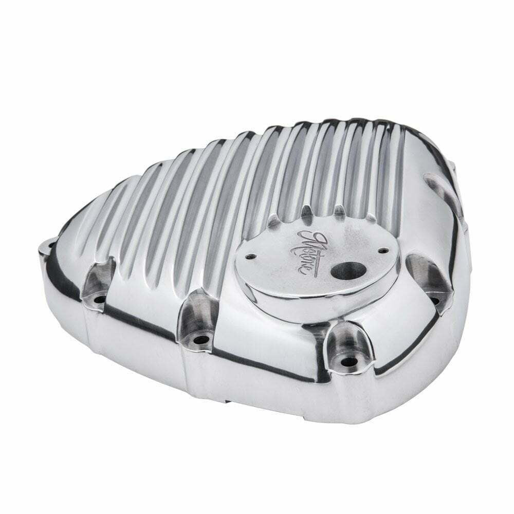 Motone Finned Timing Stator Cover Polished - Triumph Bonneville Twin Engines