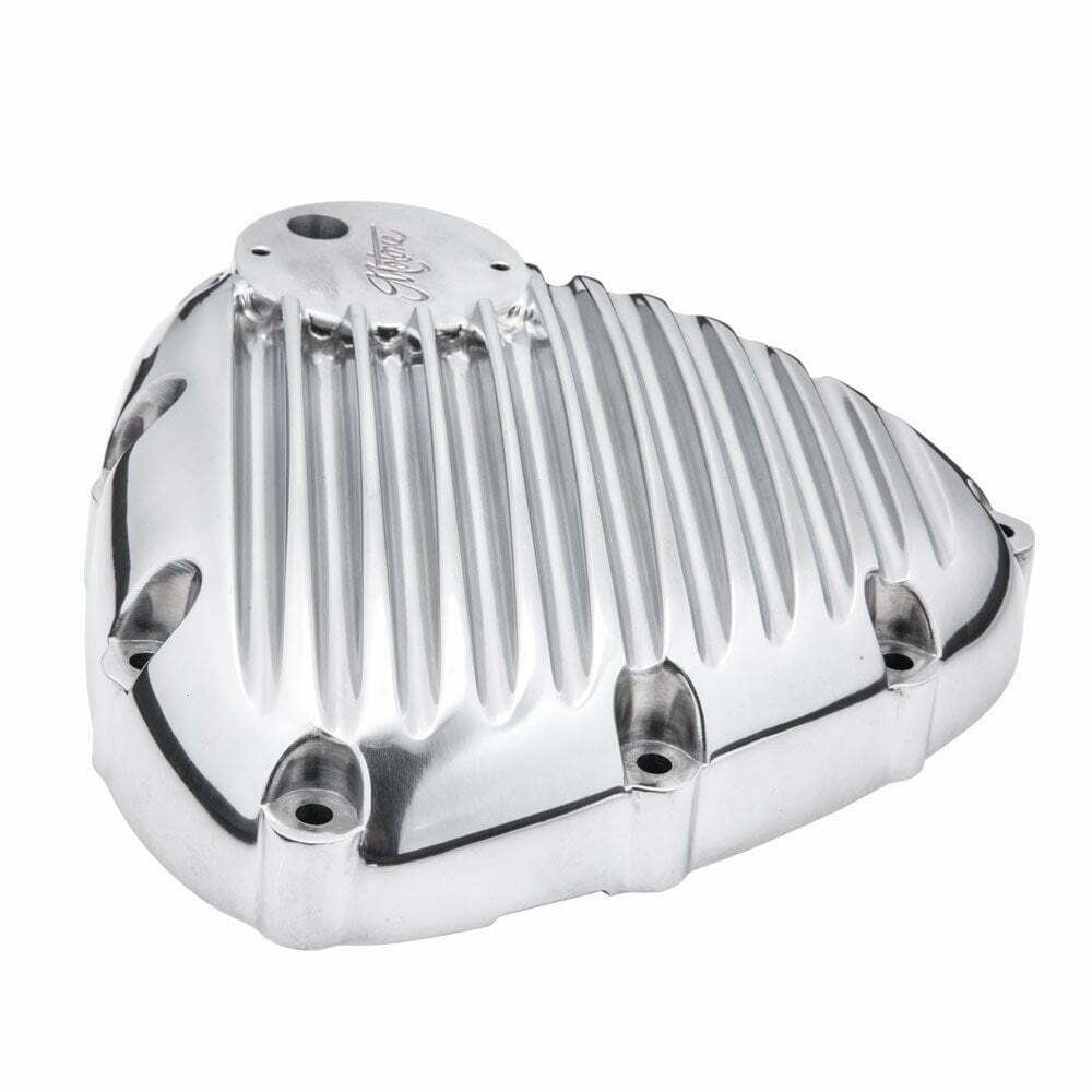 Motone Finned Timing Stator Cover Polished - Triumph Bonneville Twin Engines