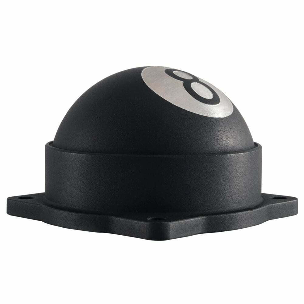 Motone Harley Davidson Custom CNC CV 8 Ball Carb Top Lid - Contrast Cut - Black