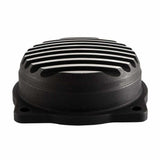 MOTONE HARLEY DAVIDSON CUSTOM CNC CV FINNED CARB TOP LID - CONTRAST CUT - BLACK