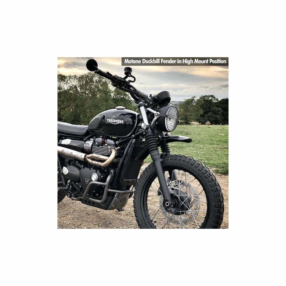 Motone High Mount Front Fender Mudguard Bracket - Triumph Bonneville Thruxton
