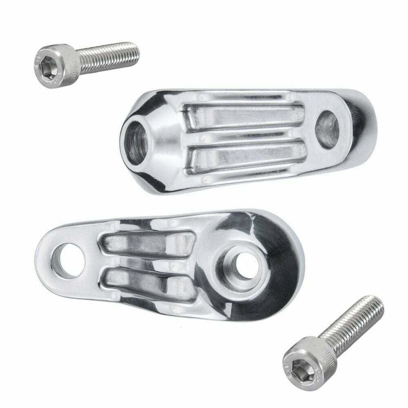 Motone TRILINE Indicator Signal Brackets Shock Mount Polished Triumph Universal