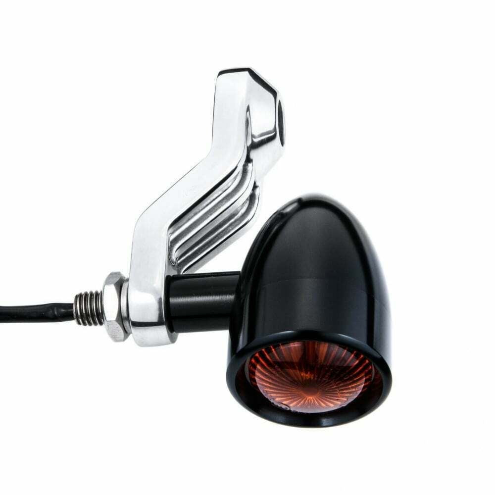 Motone TRILINE Indicator Signal Brackets Shock Mount Polished Triumph Universal