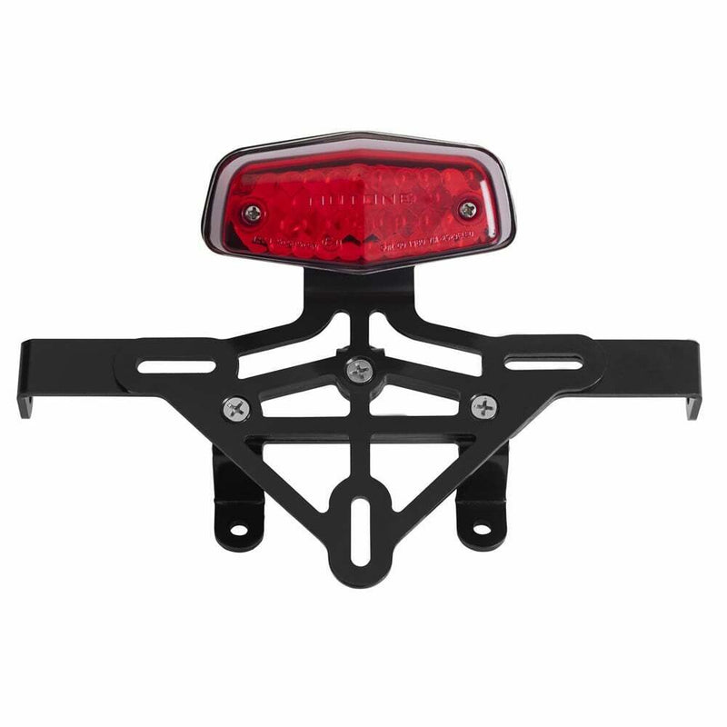 Motone Lucas Tail Light Rear Mudguard Bracket Indicator Plate Triumph Bonneville