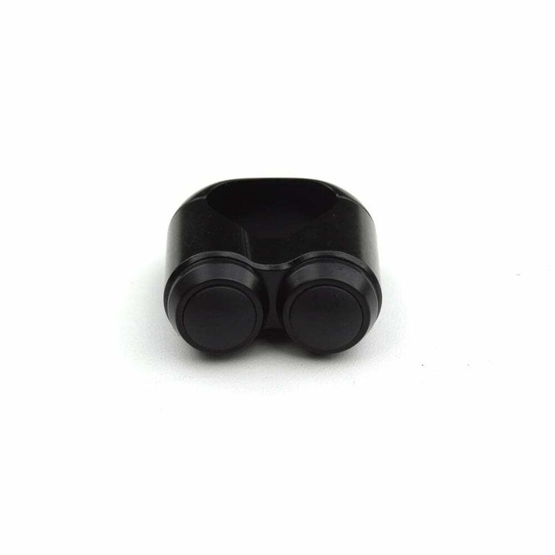 MOTONE DUAL MICRO SWITCH BUTTON MOTORBIKE - 22MM 7/8" HANDLEBAR - BLACK CUSTOM