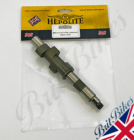 Genuine Hepolite BSA A10 Spitfire, Rocket Gold Star Billet Camshaft. 67-0357