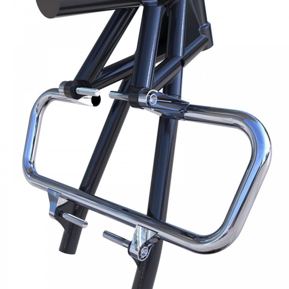 MOTONE ENGINE FRAME CRASH BARS TRIUMPH T120 T100 STREET POLISHED STAINLESS STEEL