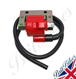 Replacement Energy Transfer (ET) Ignition coil, for use on Triumph & BSA models with batteryless ignition.
