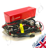 Genuine Lucas Headlamp Wiring Harness. As fitted to Triumph Pre Unit T120 Bonneville, TR6 Trophy Magneto and Alternator models (1960-62)