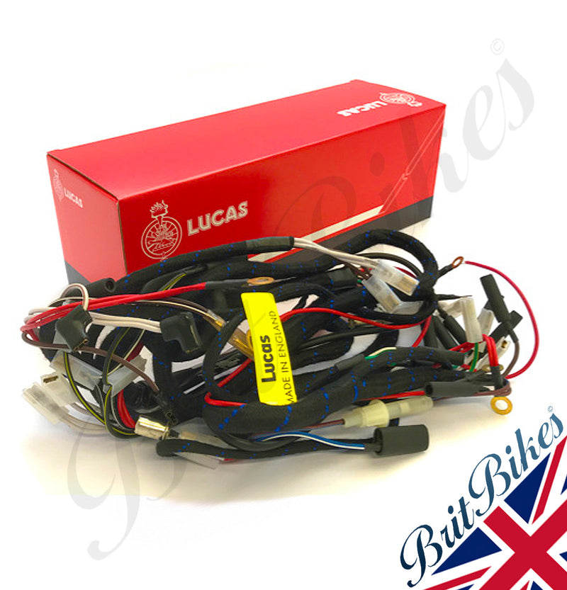 GENUINE LUCAS MAIN WIRING HARNESS - TRIUMPH T150V TRIDENT - LU54961595, 99-1260
