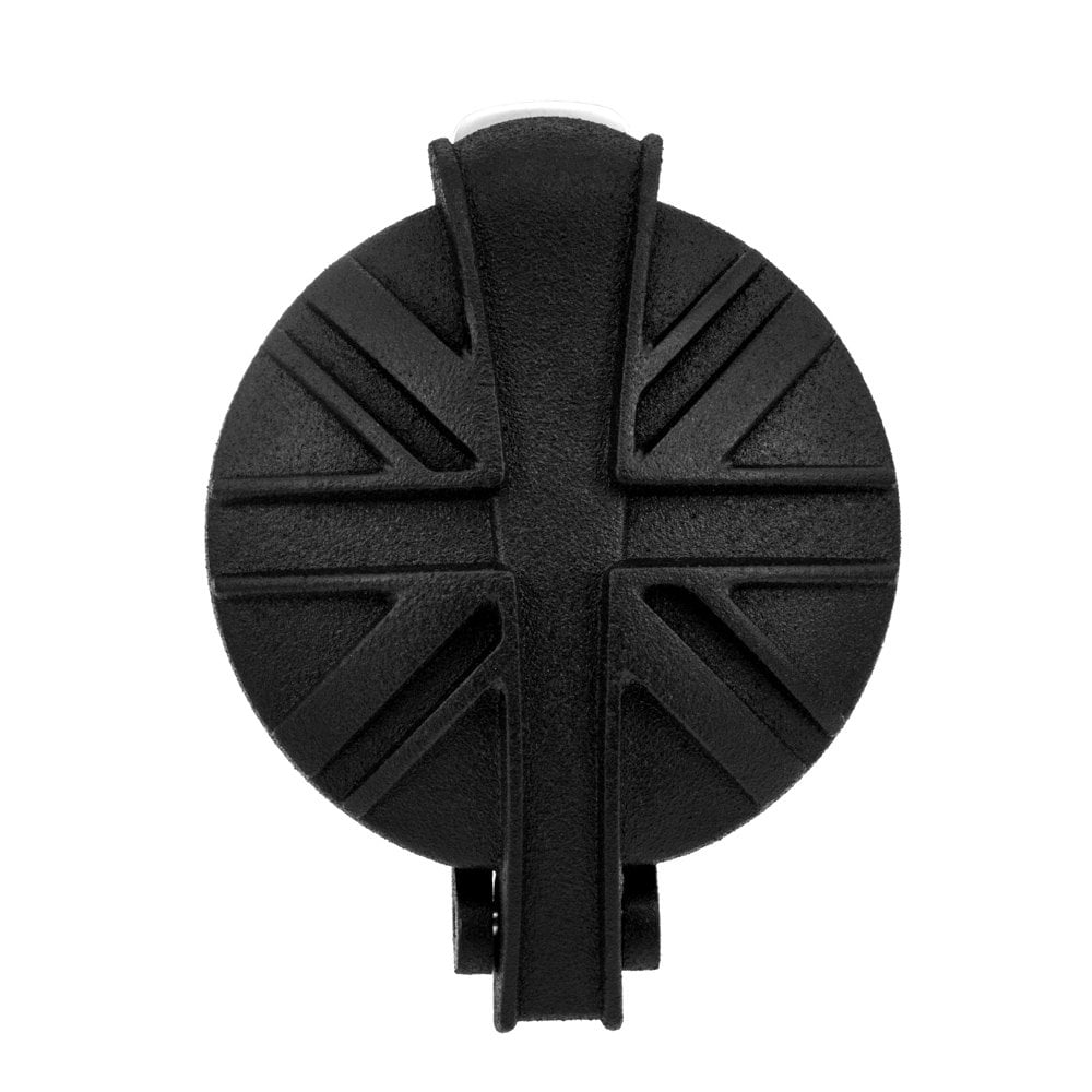 MOTONE BLACKJACK UNION JACK MONZA TANK CAP KIT FOR TRIUMPH AND HARLEY - BLACK
