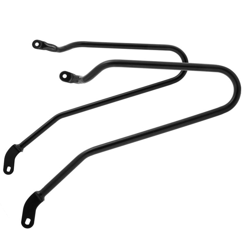 Motone Triumph Bobber, Speedmaster Pannier Luggage Rails - Pair - Black